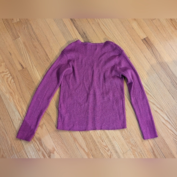 Zara Kids Ribbed Plum Cardigan - Picture 4 of 6